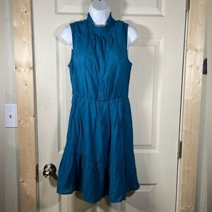 Allegra K Blue Sleeveless Midi‎ Dress